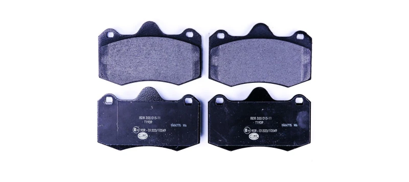 Image of HELLA Brake pad set HELLA 8DB 355 015-111