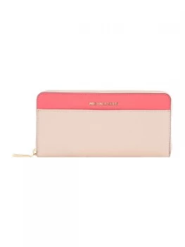 Image of Michael Kors Money pieces pocket zip around continental purse Multi Coloured