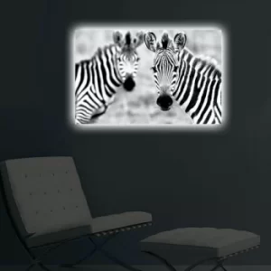 Image of 4570DACT-43 Multicolor Decorative LED Lighted Canvas Painting
