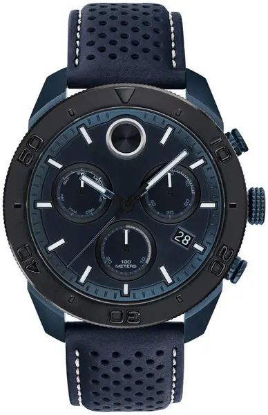 image of Movado Watch Movado Bold Mens - Blue MVD-078