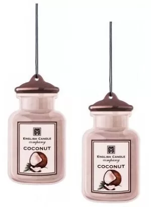 Image of Coconut 2D (Pack Of 24) English Candle Air Freshener