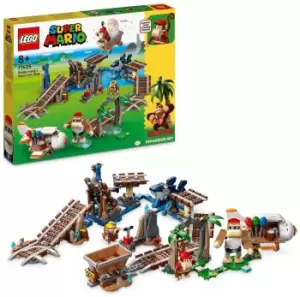 image of LEGO Super Mario Diddy Kong's Mine Cart Expansion Set 71425