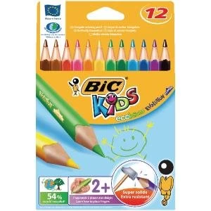 image of Bic Evolution Coloured Pencils Assorted Colours Pack of 12 829735