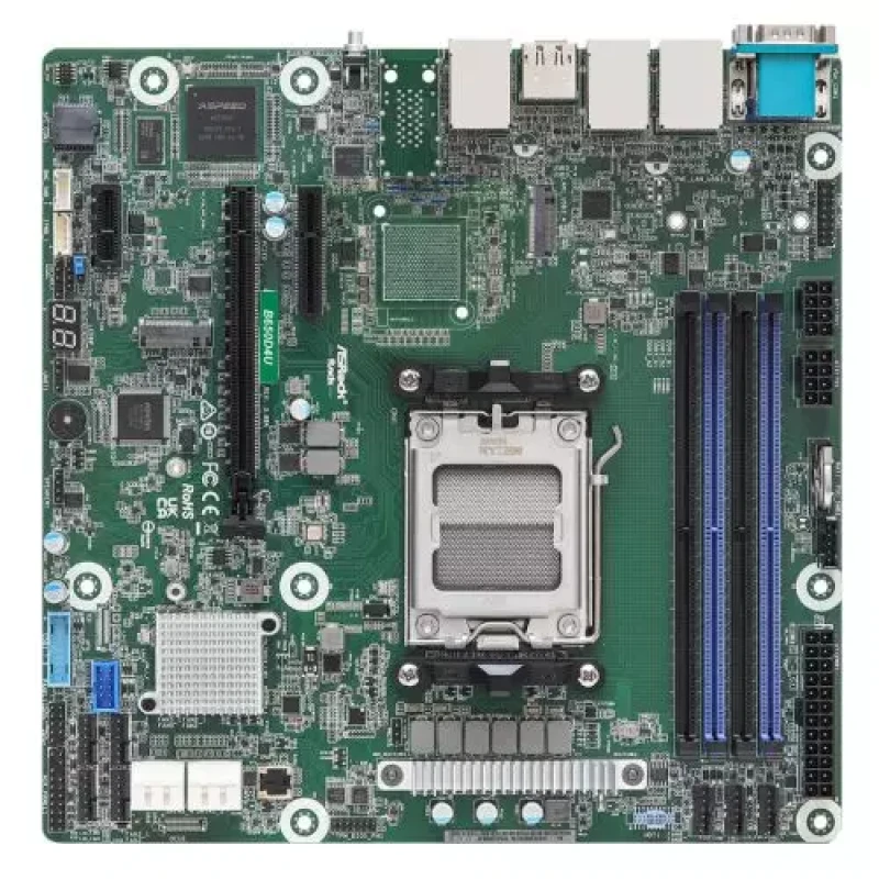 Image of Asrock B650D4U motherboard AMD B650 Express Socket AM5 micro ATX