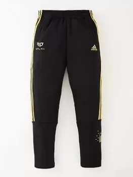 Image of adidas Junior Mo Salah Tap Pants - Black, Size 11-12 Years
