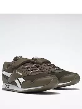 Image of Reebok Royal Classic Jogger 3 Shoes, Green/White, Size 2.5