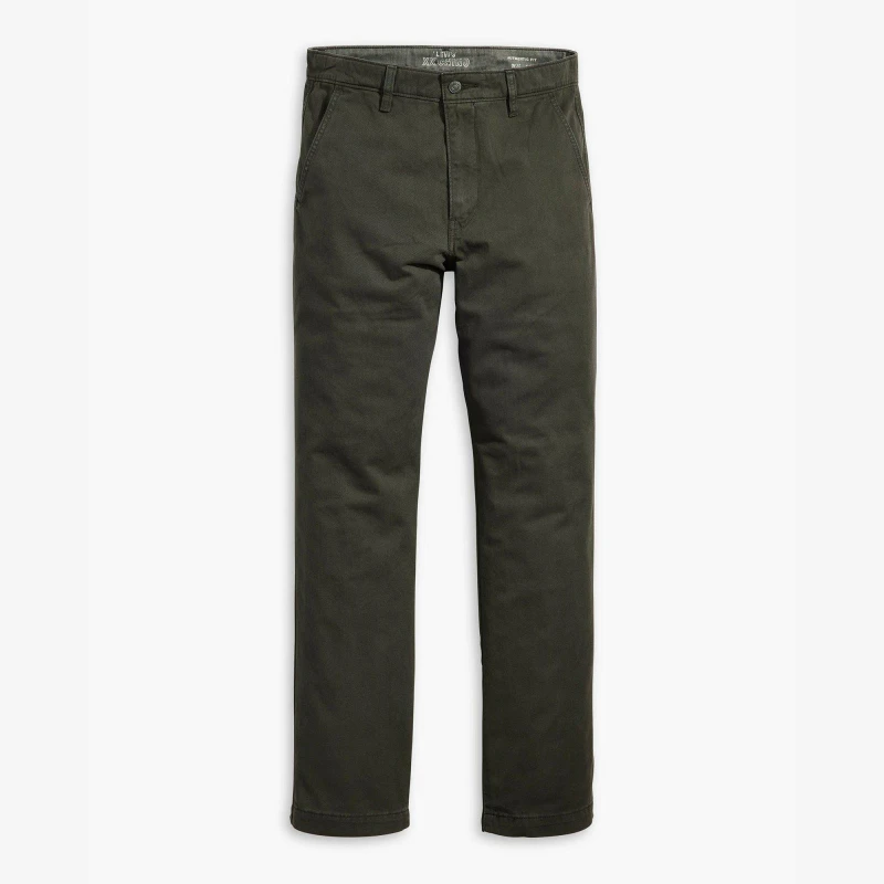 Image of Levis XX Chino Authentic Straight Trousers GD Pirate Black male 32W R