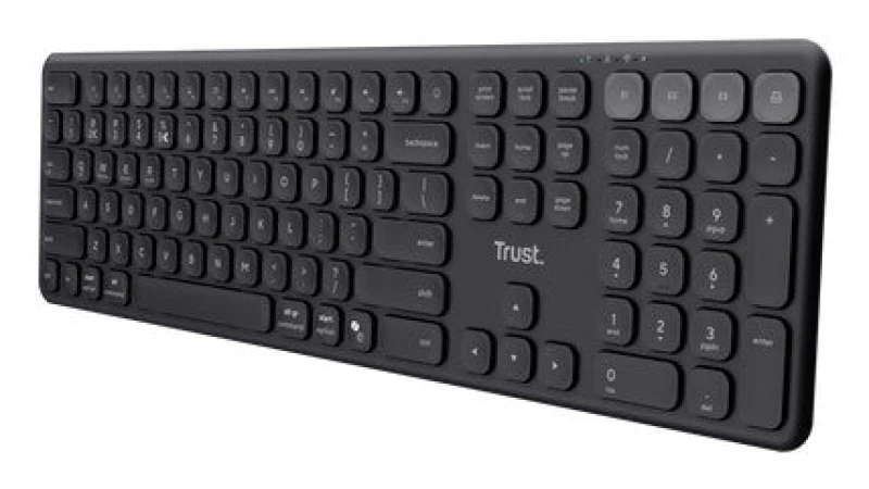 Image of Trust Trust Vaiya Multi-device Wireless keyboard - Black 25637
