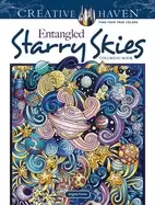 image of creative haven entangled starry skies coloring book