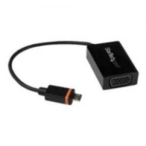 image of StarTech.com SlimPort / MyDP to VGA Video Converter Micro USB to VGA Adapter for HP ChromeBook 11