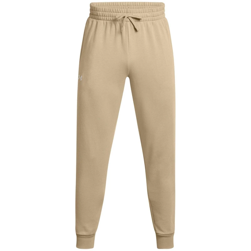 Image of Under Armour UA Rival Fleece Joggers Mens Brown male XS