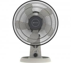 image of BIONAIRE High Performance 12" Desk Fan - Grey