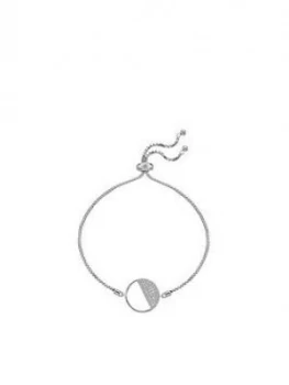 Image of Hot Diamonds Horizon White Topaz Circle Bracelet