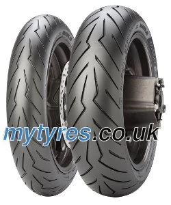 Image of Pirelli Diablo Rosso Scooter ( 100/80-14 RF TL 54S Rear wheel, M/C, Front wheel )