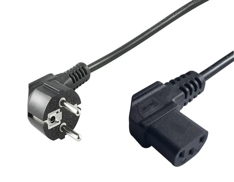 Image of Microconnect PE010518 power cable Black 1.8 m CEE7/7 C13 coupler