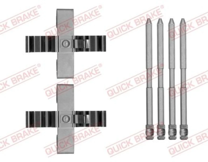 Image of QUICK BRAKE Brake pad fitting kit QUICK BRAKE 109-1809