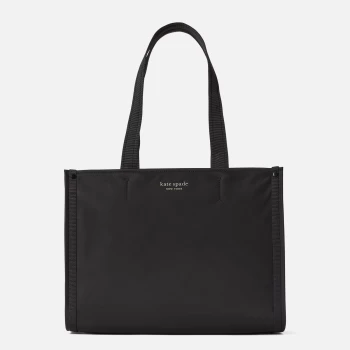 image of Kate Spade New York Womens Sam Nylon Tote Bag - Black