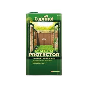 Image of Cuprinol Shed & Fence Protector Rustic Green 5 litre