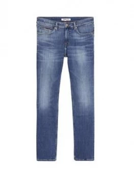 Image of Tommy Jeans Scanton Slim Fit Jean - Mid Wash, Size 34, Length Long, Men