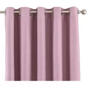 Image of Riva Home Eclipse Blackout Eyelet Curtains (46 x 54" (117 x 137cm)) (Mauve) - Mauve