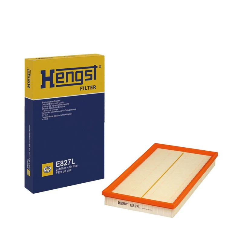 Image of HENGST FILTER E827L Air filter Filter Insert Air Filter (8)