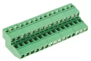 image of Phoenix Contact 1725041 Terminal Block, Wire To Brd, 3Pos, 14Awg