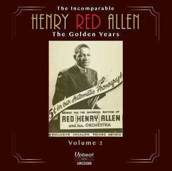 image of Henry Red Allen Vol 2 - The Incomparable Henry Red All (CD)