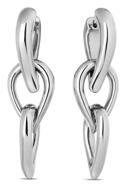 Image of Calvin Klein 35000916 Sculptured Drops silver dangle Jewellery