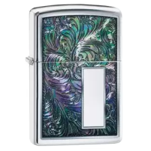 Image of Zippo High Polish Chrome PL250 Colourful Venetian Design windproof lighter