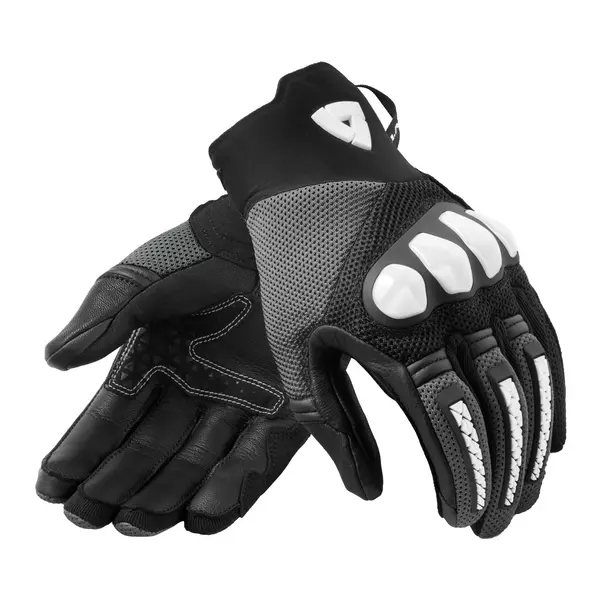 Image of REV'IT! Gloves Speedart Air Black White Size S