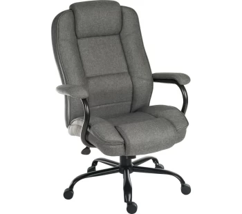 Image of TEKNIK Goliath Duo 6989 Fabric Tilting Executive Chair - Grey