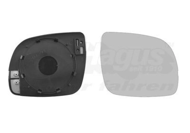 Image of VAN WEZEL Wing mirror glass VAN WEZEL 5836838