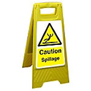 Image of Floor Sign Spillage Polypropylene 60 x 30 cm