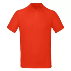 Image of B&C Mens Inspire Polo (Pack of 2) (2XL) (Flame Red)