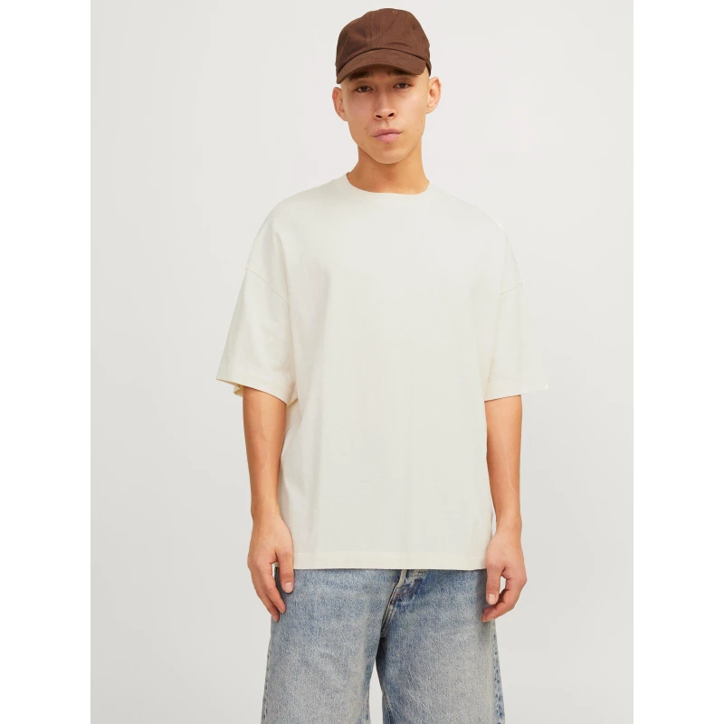 Image of Jack and Jones Jormilos T-Shirt Mens - Cream Cream L