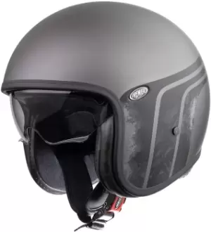 Image of Premier Vintage BTR 17 BM Jet Helmet, grey Size M grey, Size M