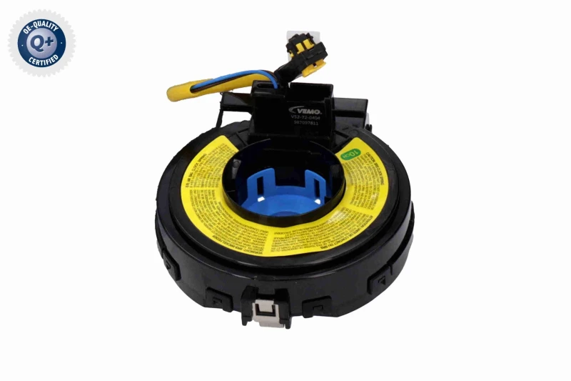 Image of VEMO V52-72-0404 Clock spring Q+, original equipment manufacturer quality Clock spring (4826)