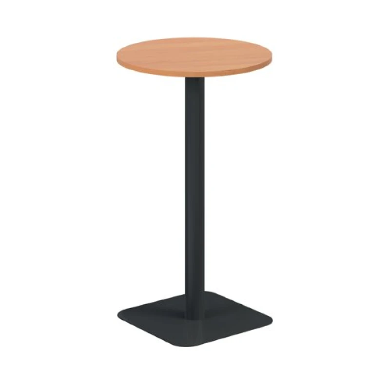 Image of Jemini Origin Round Coffee Table 600x1145mm Beech/Black KF800146