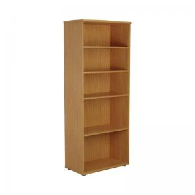 Image of First 4 Shelf Wooden Bookcase 800x450x2000mm Nova Oak KF803751