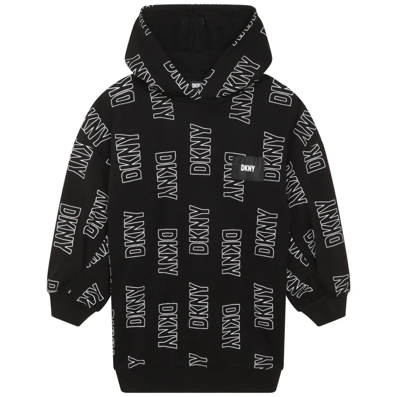 Image of DKNY Lgo Dress - Black 6 - 7 Years