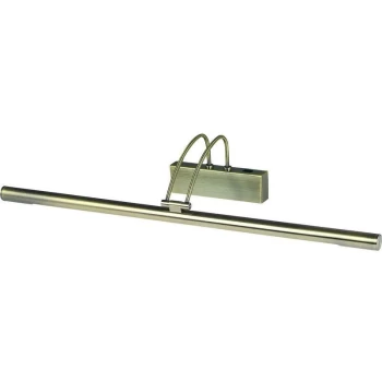 Image of Searchlight Lighting - Searchlight Picture Lights - 1 Light Adjustable Picture Wall Light Antique Brass