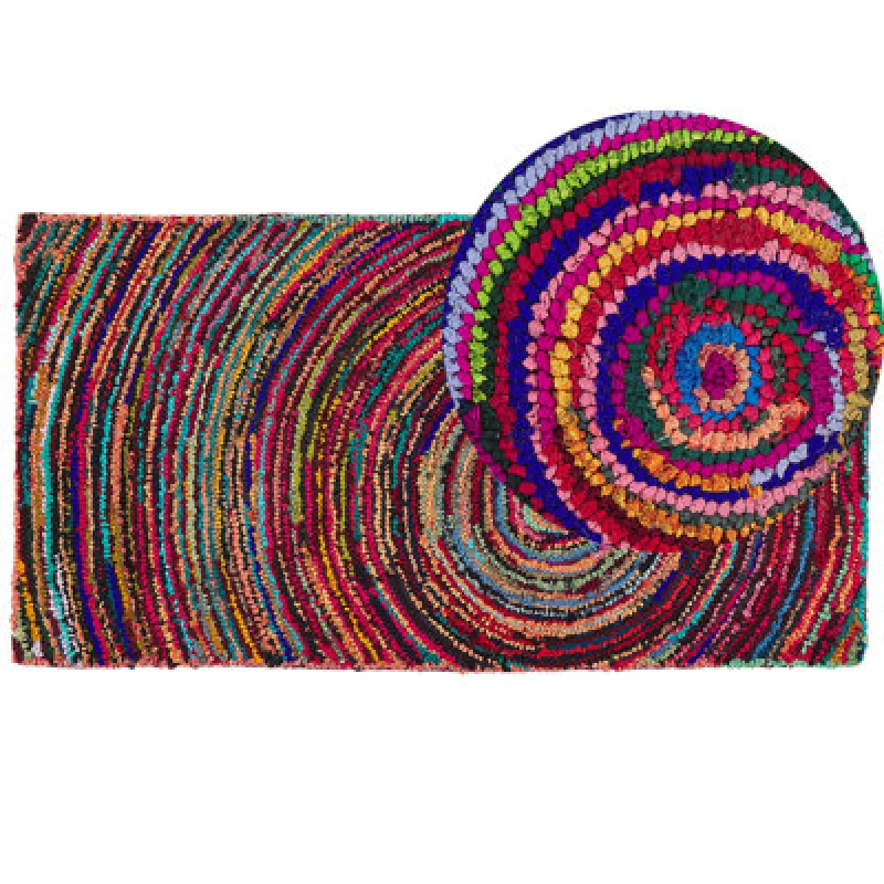 Image of Beliani Rug Malatya Multicolour 80 X 150 Cm
