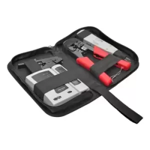 Image of Tripp Lite T016-004-K 4 Piece Network Installer Tool Kit with Carrying Case
