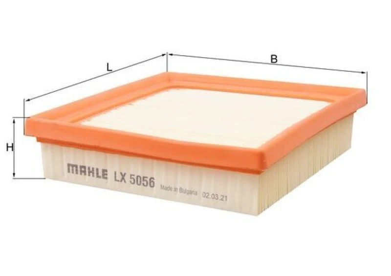 Image of Air filter MAHLE LX 5056