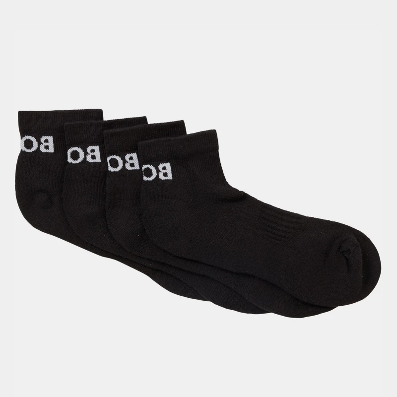 Image of Boss 2 Pack Sport Ankle Socks - Black 6 - 12 Months