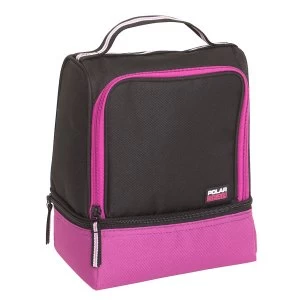 image of Polar Gear 2-Compartment 5L Cool Bag - Berry