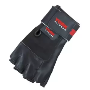 Image of York Leather Weight Lifting Gloves - XL