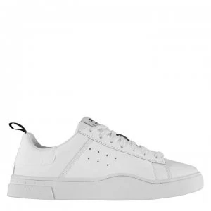 image of Diesel S-Clever Low Trainers Mens - WhiteMono H0038