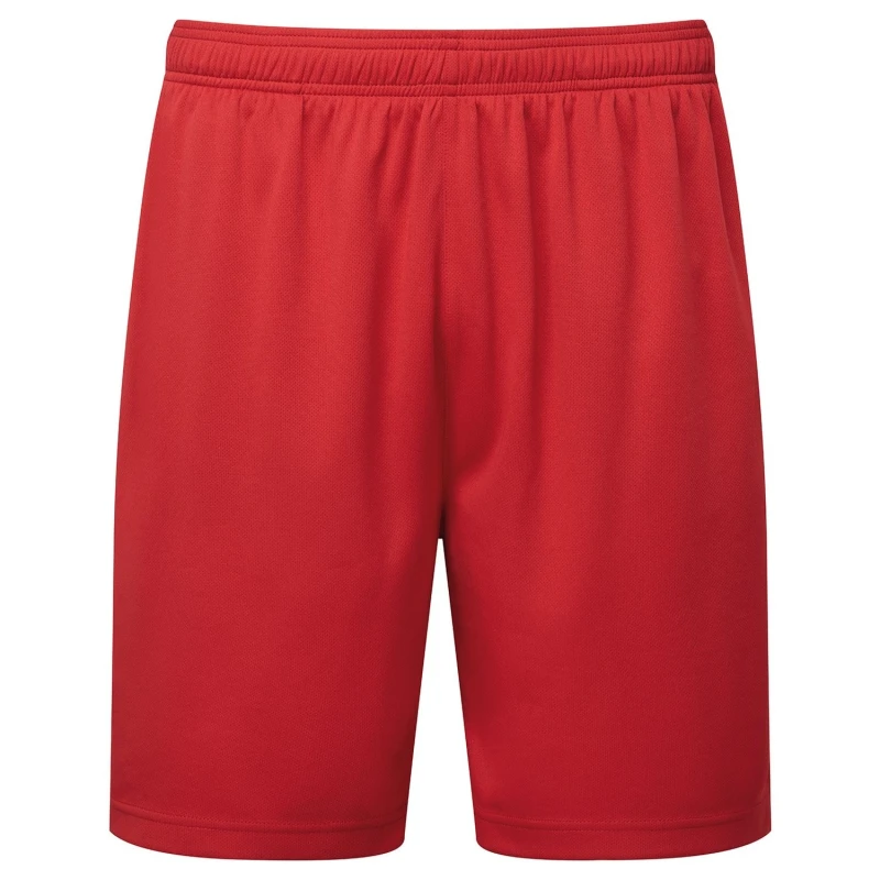 Image of TriDri Mens Ion-Charge Performance Shorts in Red Size: XS Red Male XS