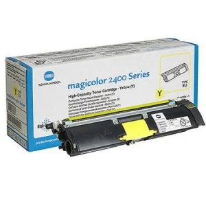 Image of Konica Minolta 171-0589-001 Yellow Laser Toner Ink Cartridge